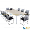 Bàn họp chân sắt 2m4 HCS25