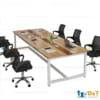 Bàn họp chân sắt 2m4 HCS22