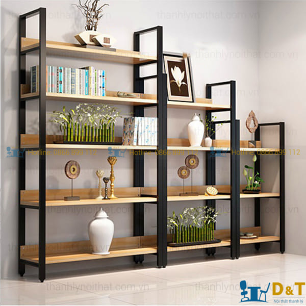 Hệ kệ trưng bày khung sắt GKS15