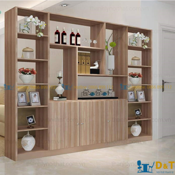 Tủ kệ trưng bày gỗ 2m GKS09
