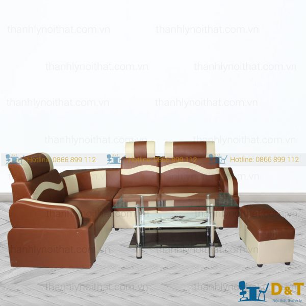 Sofa góc da giá rẻ SFD05
