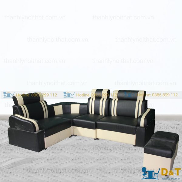 Sofa góc da giá rẻ SFD06 - Ảnh 4