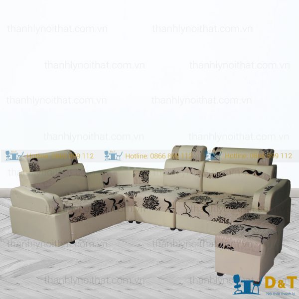 Sofa góc da nỉ giá rẻ SFDN04