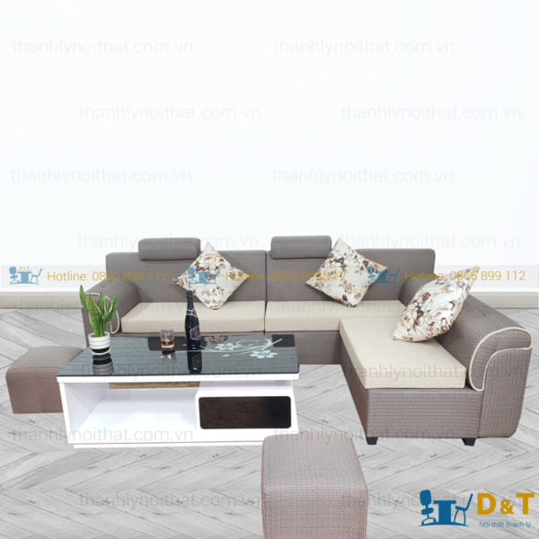 Sofa góc nỉ cao cấp SFN03