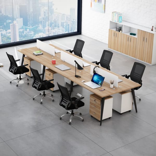 Cụm bàn làm việc M5-D 6 người