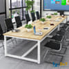 Bàn họp chân sắt hiện đại 3m2 BHM-03